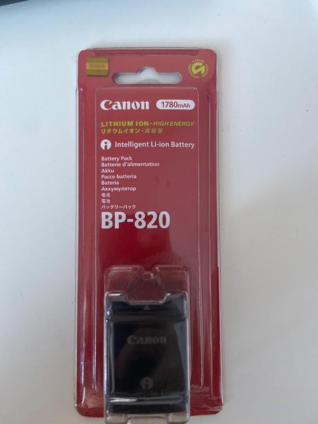 Bateria do fotoaparatu canon bp-820, canon