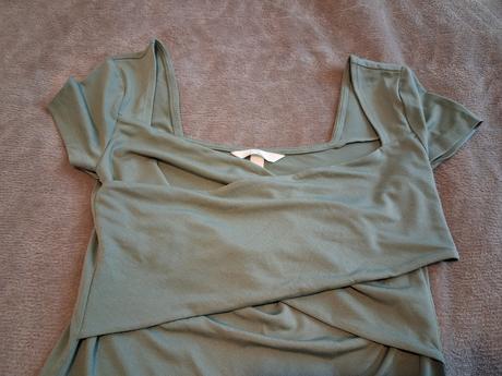 Tričko elegantné na dojčenie, h&m,s