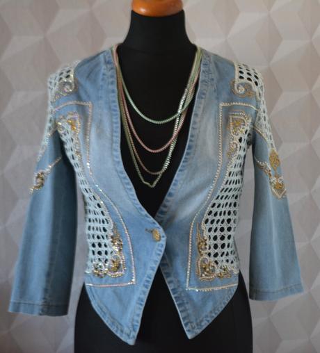 Raw couture, riflové sačko, xs, xs