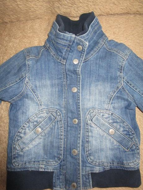 2950. rifľová bunda znač., h&m,110