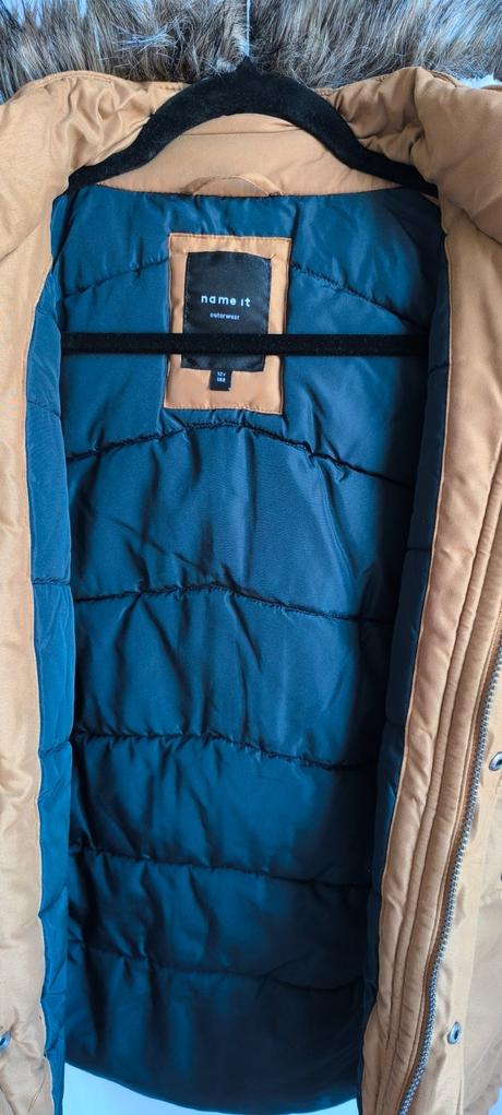 Horčicová zimná bunda, name it,152