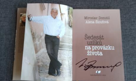 Kniha miroslav donutil s originál podpisom, 