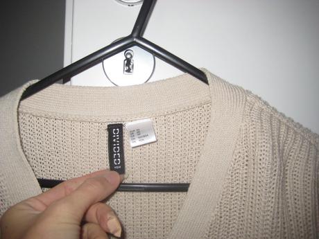 Bezovy pulovrik, h&m,s