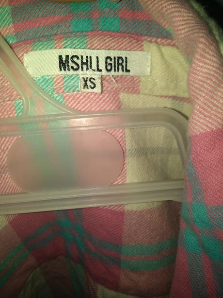 Párkrát oblečená kockovaná košeľa, gate,xs