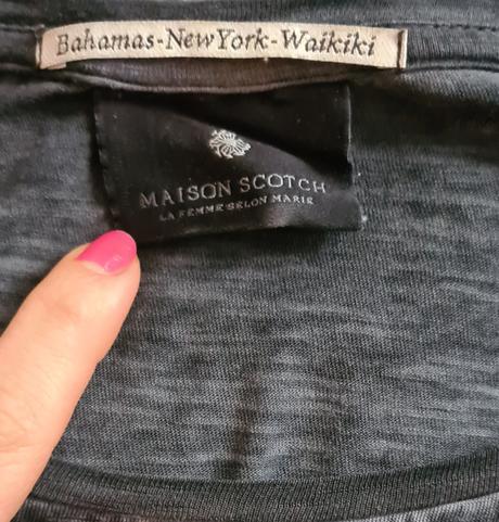Ľahký top (tričko) maison scotch, s