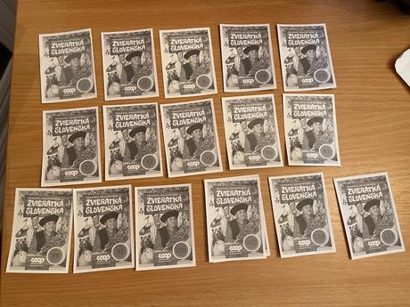 Nálepky rôzne zberateľské (billa, kaufland, coop), 