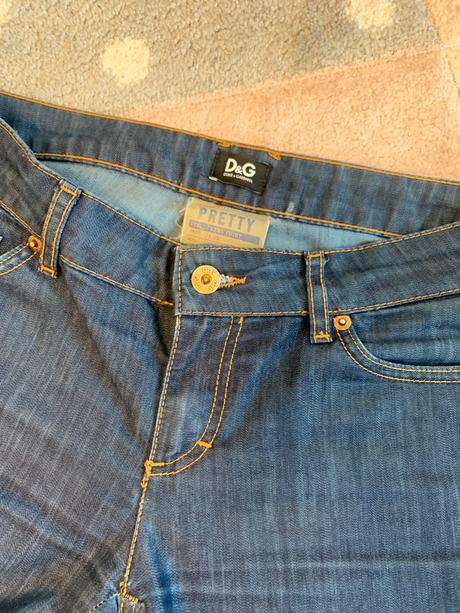 Damske rifle nohavice d&g, 28