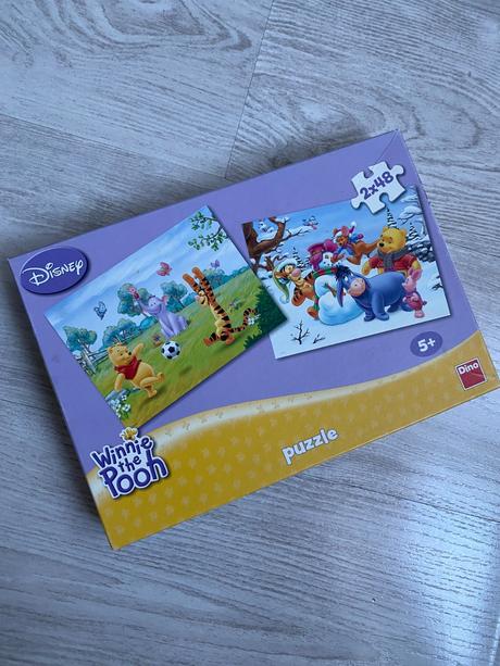 Macko pu 2knihy + puzzle, 