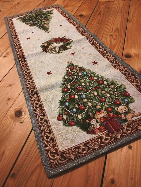 Vianočná štóla na stôl,