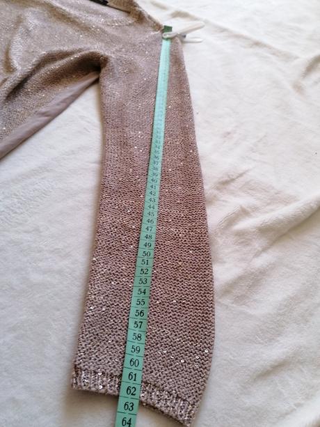 Svetrík so zlatými flitrami, promod,l