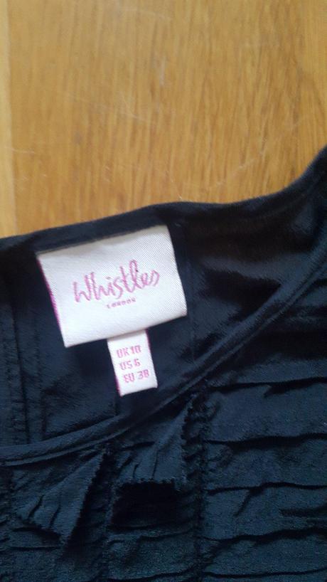 Jemné čierne šaty, 36