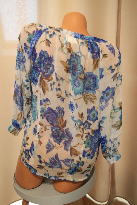 Ľahká blúzka s kvetmi, l, l