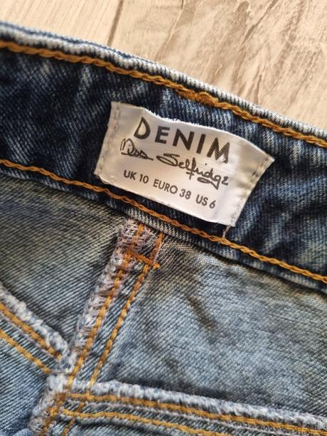 Riflová minisukňa č.38, miss selfridge,38