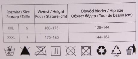 Pančuchové nohavice gabriella rubensa  3xl, xxxl