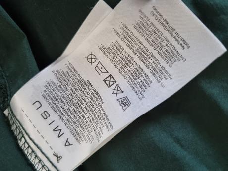 Fľaškovozelená elastická blúzka 38, amisu,38