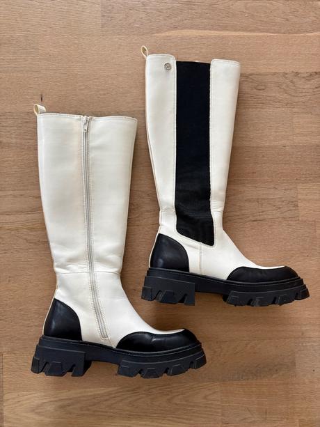 Dámske kožené čižmy veľkosť 36, zn. liu jo, liu jo,36