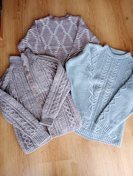 Pletené vlnene svetre jrube, 140