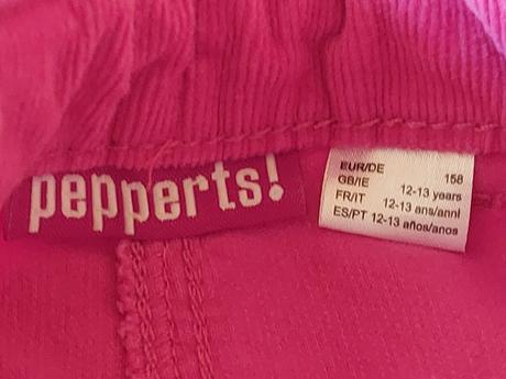 Dievčenské ružové menžestráky, pepperts,158