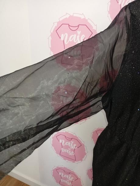 Trblietavé šaty elastické 46-50, xxl