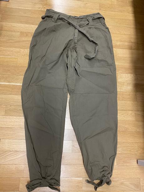 Zelene nohavice tenke, s