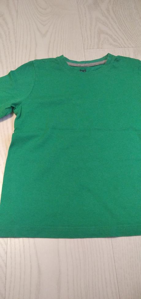 Zelené tričko jednofarebné, lupilu,110