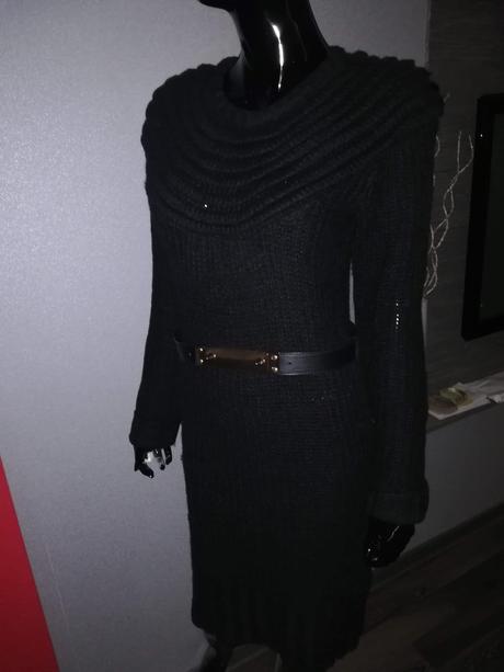 Vlnene šaty vila s/m, s