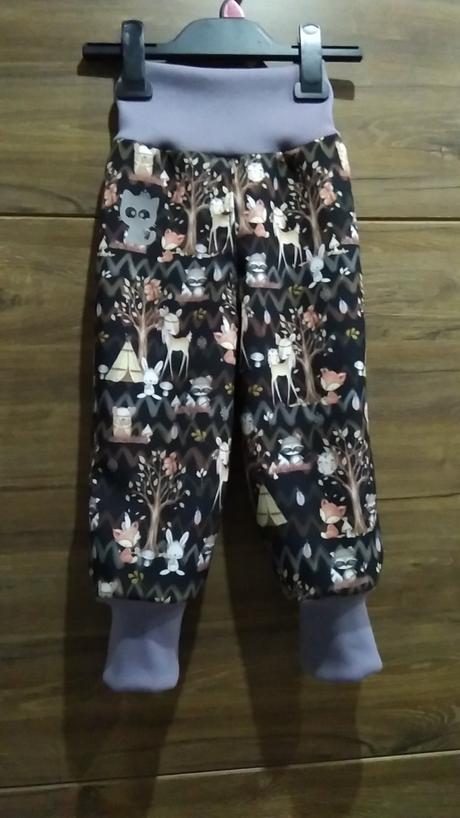 Zimné softshellky kombinované s reflexnym prvkom, 68 - 170