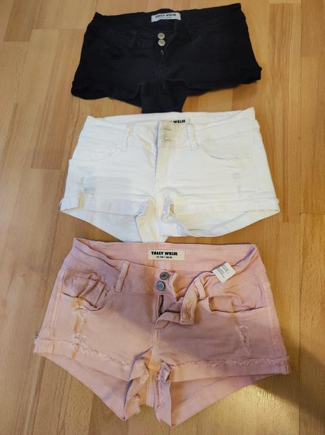 Riflové kraťasy tally weijl, tally weijl,34