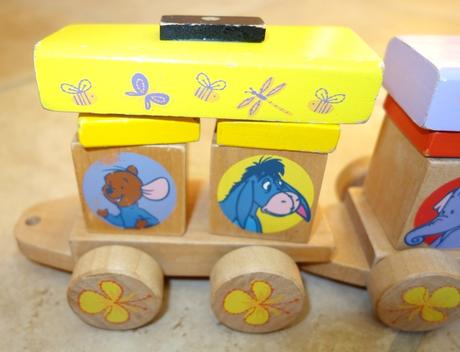 Skladačka - drevený vláčik, 