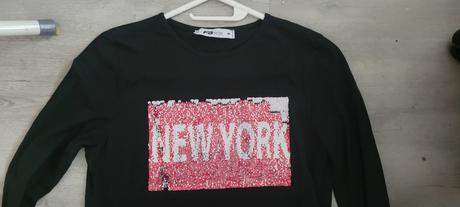 Nenosené tričko new york, m