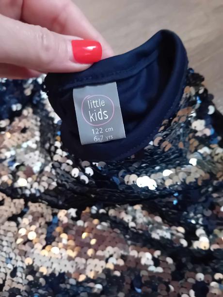 Flitrovane saty cislo 122., 122