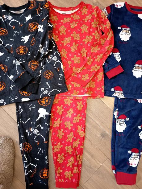 3 ks pyžamá, f&f,140