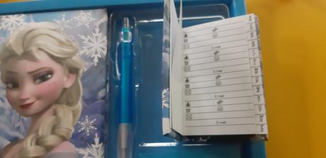 Frozen set adresár, diár, pero, 