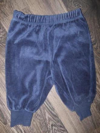 Zamatové tepláčiky, h&m,68