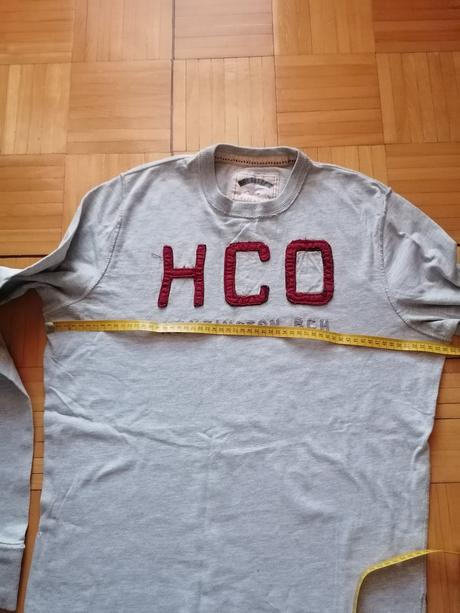 Pánska šedá mikina hollister, hollister,l