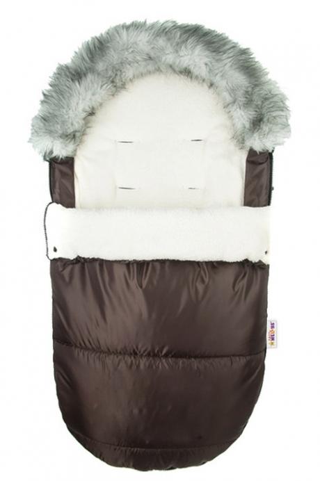 Fusak deluxe s kožušinou 105x50cm,