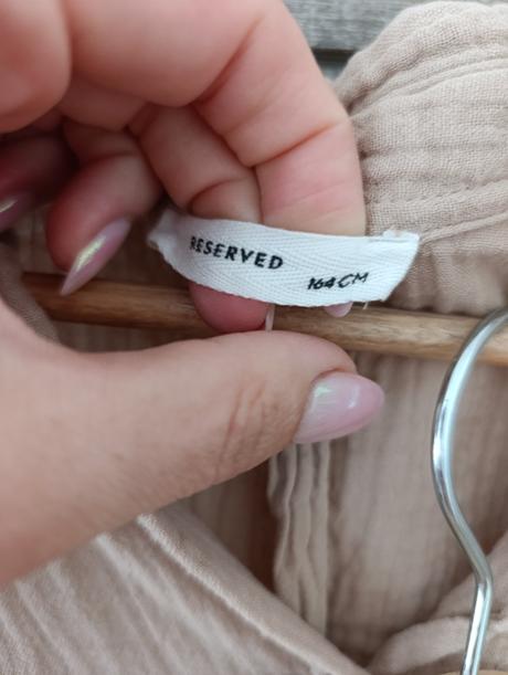 Dievčenský ľanový komplet zn reserved veľ 164, reserved,164