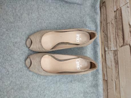 Caprice 36 - dámske kožené lodičky, 36