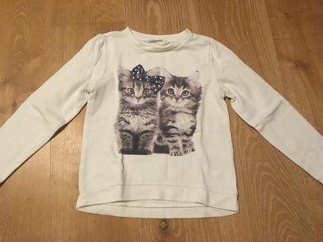 Krasna mikinka, h&m,128