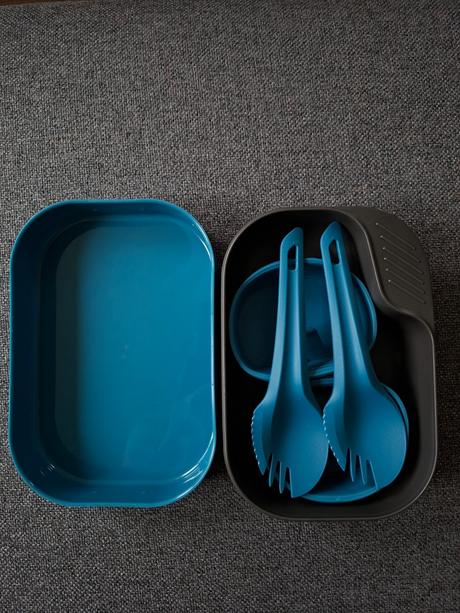 Wildo kempovací komplet light blue / dark grey,