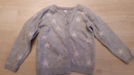 Sivý svetrík s hviezdičkami, idexe,86
