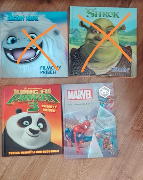 Detské knihy disney, vianočné a iné, 