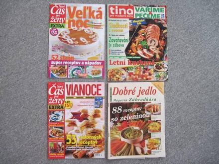 Časopisy na pečenie 4 kusy,