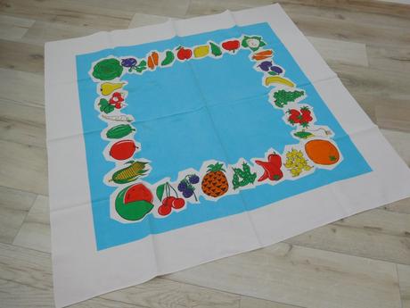 Obrus bavlnený s ovocím a zeleninou, 