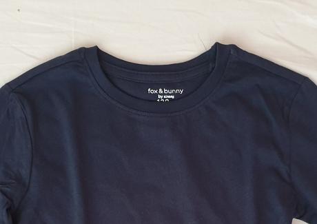 Bavlnené tmavomodré tričko, 110