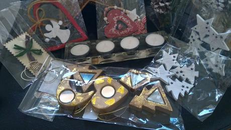 Vianoce dekorácia šiška svietnik stromček srdce,