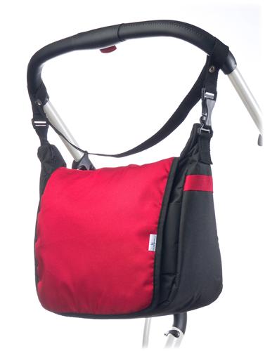 Caretero taška na kočík classic červená, caretero