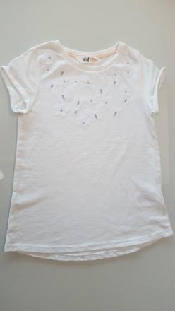 S 3 d motýľmi 122/128, h&m,122