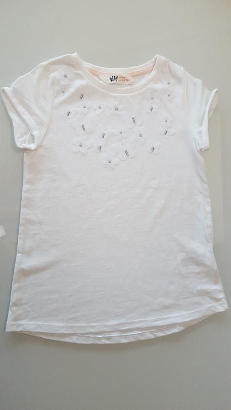 S 3 d motýľmi 122/128, h&m,122