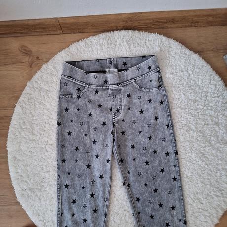 Pružné jeginsy, h&m,158